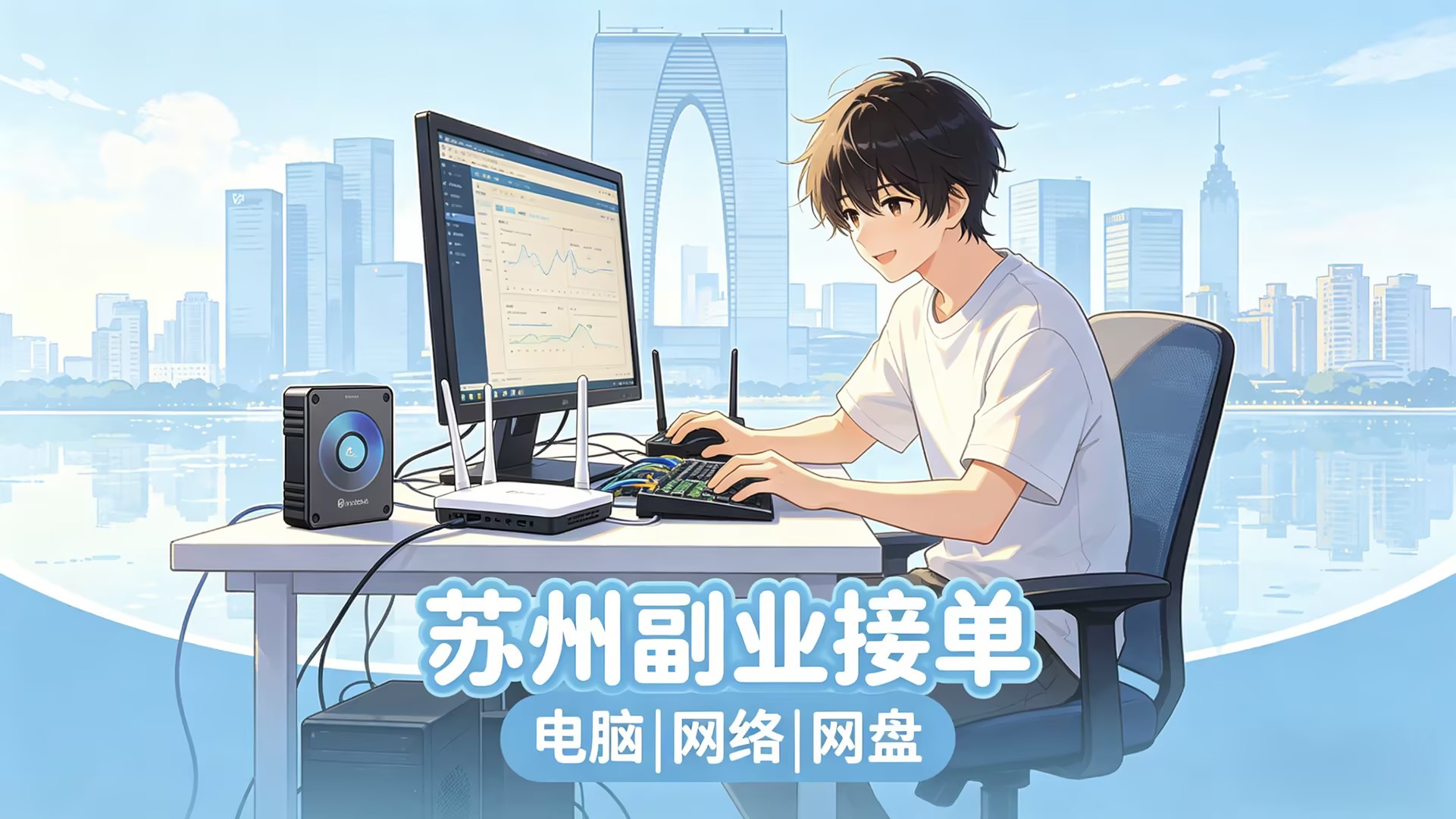 Call me ! 电脑维护 + 家庭网络优化 + 私有网盘搭建，苏州可上门 / 全国远程